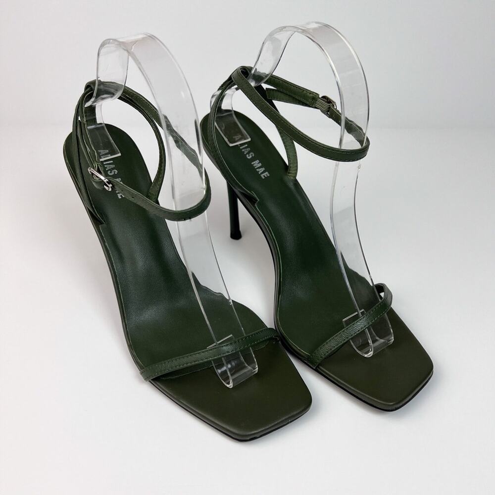Alias Mae Green Ankle‎ Strap Sandal Heels Size 40